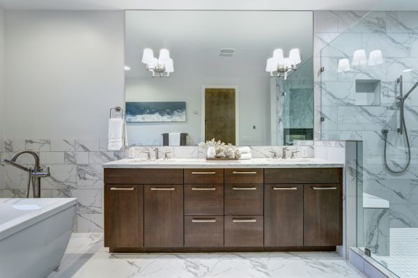 Bathroom Storage Installation in Helotes